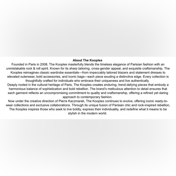 THE  KOOPLES - Woven Mini Dress - NEW - Picture 8 of 8